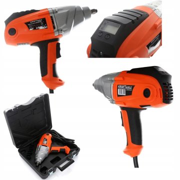 Kraft&Dele Električni udarni ključ z nastavkom 1/2" in kovčkom KD1535 230V LCD