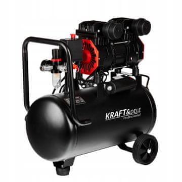 Kraft&Dele Brezoljni kompresor 8 barov 24 l 1390 W 2800 vrt/min.
