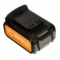 Kraft&Dele Baterija 4 Ah 4000 mAh Li-ion 20V X-SERIES
