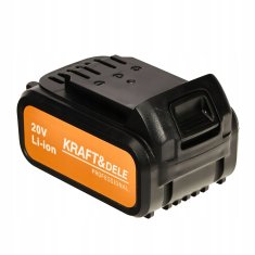 Kraft&Dele Baterija 4 Ah 4000 mAh Li-ion 20V X-SERIES