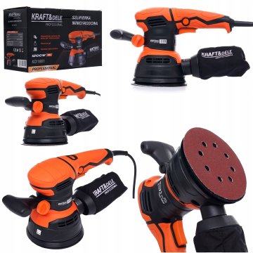 Kraft&Dele Ekscentrični brusilnik kd1661, napajan iz omrežja, 1200 W, 230 V