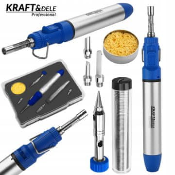 Kraft&Dele Mini plinski gorilnik Mikro plinski spajkalnik 1300°C