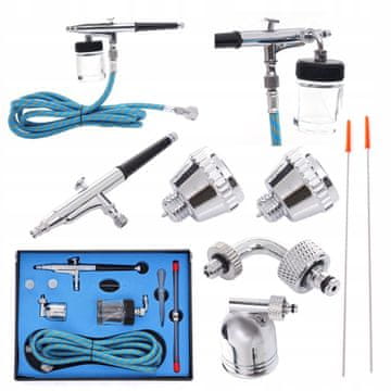 Kraft&Dele Profesionalni airbrush za barvanje 0,2 mm, 0,3 mm, 0,5 mm