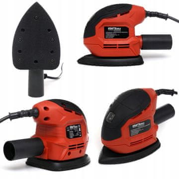 Kraft&Dele KD3044 900 W 230 V večnamenski ekscentrični orbitalni brusilnik