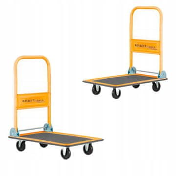 Kraft&Dele 150kg platformasti transportni voziček za skladišče