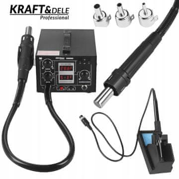 Kraft&Dele Varilec plastike 168 l/min 480°C 3 šobe