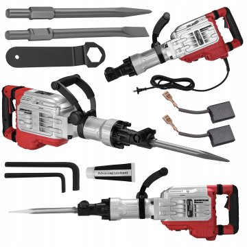 Kraft&Dele Rušilno kladivo 3200 W 230 V 2000 vrt/min 75 J 93 dB(A) HEX-GAN