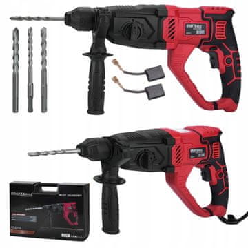Kraft&Dele 2600W 230V SDS-PLUS 4J 5200 udarcev/min 1470 vrt/min 3-v-1 udarno kladivo