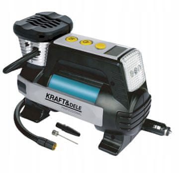 Avtomobilski kompresor LCD 12V 250W 6,9 barov 35 l/min Kraft&Dele