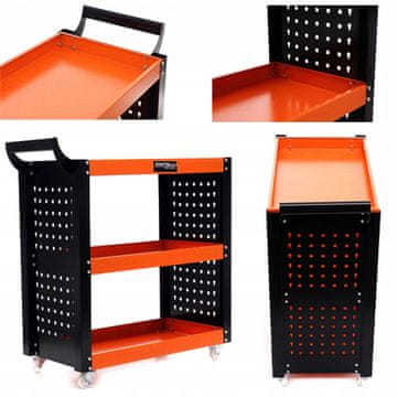 Kraft&Dele Delavniški voziček, servisna omara za orodje, močna, 3 police,