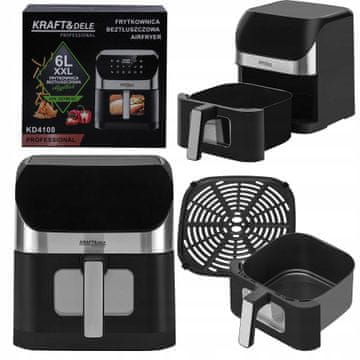 CVRTILNIK AIRFRYER 6L 2000W XXL LED 10 načinov kuhanja