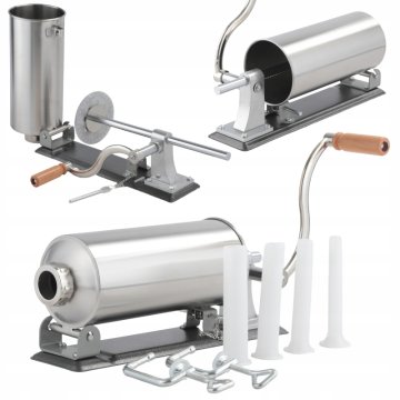 STROJ ZA POLNJENJE KLOBASA, STROJ ZA HLADNO MESO, STROJ ZA PISTANJE KLOBASA, 3KG INOX OŽIGALNIK
