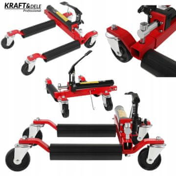 Kraft&Dele Transportni voziček za delavnice 680 kg 4 kolesa