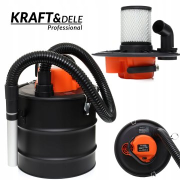 Kraft&Dele Industrijski sesalnik za pepel 230V 2000 W 20 L