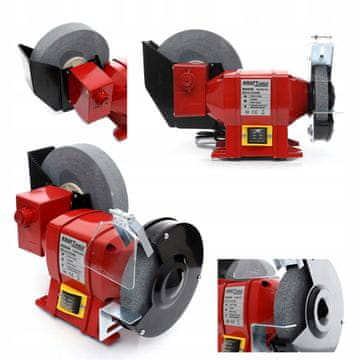 Kraft&Dele Večnamenski namizni brusilnik 2x kamen za suho in mokro brušenje 1800 W 230 V 2950 vrt/min