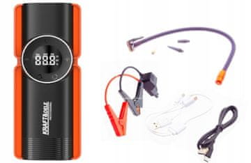 Kraft&Dele Zmogljiva baterijska power bank Jump STARTER 1200A 10000mAh