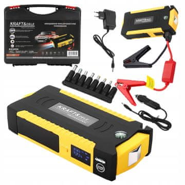 Kraft&Dele Prenosna baterija Jump Starter Booster 3.0 USB-A + ohišje 16800 mAh 12V