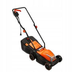 Električna kosilnica 230 V 2400 W 3500 vrt/min Nastavitev 20/40/60 mm Košara 25 l