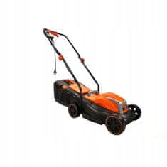 Električna kosilnica 230 V 2400 W 3500 vrt/min Nastavitev 20/40/60 mm Košara 25 l