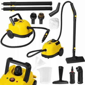 Parni čistilec Steam Mop 1,2 l 2100 W Set XXL Kraft&Dele