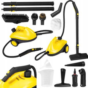 Parni čistilec Steam Mop 2L 2500W Set XXL Kraft&Dele