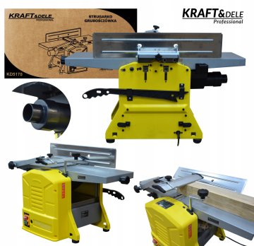 Kraft&Dele Debelinski skobeljnik Skobeljnik 1500W 230V 8500/min 6,3 m/min 204 mm
