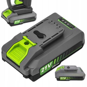 LITIJEVO-IONSKA BATERIJA ZA PRALNE STROJE KD5373 KD5374 21V 3000mAh KD5378