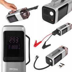 Večnamenska naprava Sesalnik Zaganjalnik Svetilka Powerbank Pihalnik