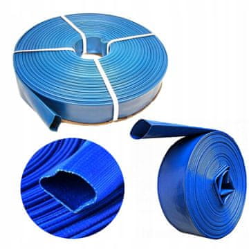 Kraft&Dele KD776 Gumijasta ravna cev za vodo 1'' inč 52 mm 50 m