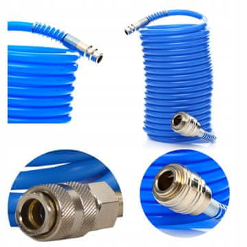 Kraft&Dele Spiralna pnevmatska cev za kompresor 5x12 mm 5 m
