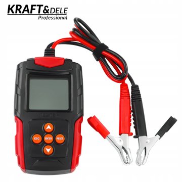 Kraft&Dele Digitalni tester akumulatorjev z LED zaslonom 12V 24V 3Ah-200Ah