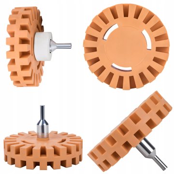Kraft&Dele Gumijasti disk za odstranjevanje lepila 100/25 mm, navoj 8 mm,