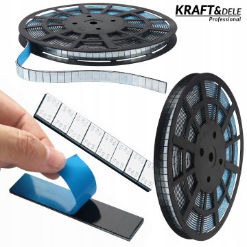 Kraft&Dele Lepilne uteži s cinkovim premazom 5 g x 1200 kosov platišč v roli