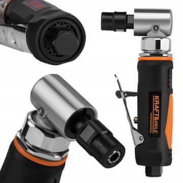 Kraft&Dele Pnevmatski kotni brusilnik 90 PSI 21.000 vrt/min 5,25 CFM