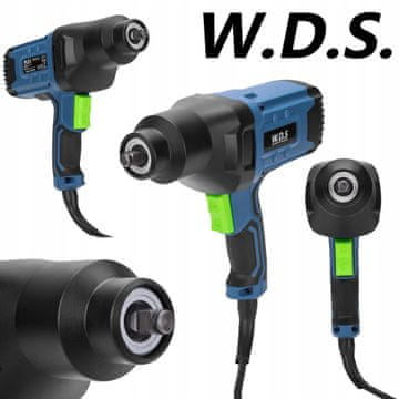Kraft&Dele Pnevmatični udarni ključ 1/2" 2200 vrt/min 2300W 230V 850Nw Štirikolesni pogon