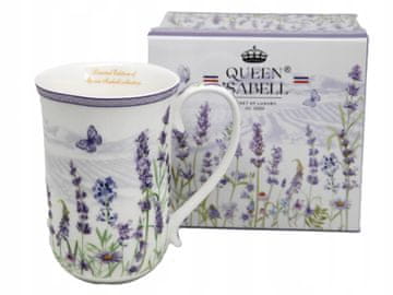 Velika porcelanasta skodelica 400 ml v darilni škatli, kolekcija Lavender