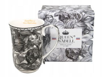 Velika porcelanasta skodelica 400 ml v darilni škatli, kolekcija Gray Rose