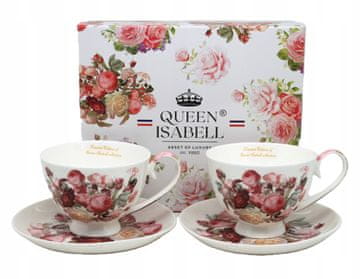 Porcelanaste skodelice, darilni set 2x250ml, kolekcija Classic Rose
