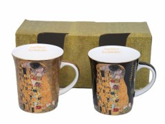 Porcelanaste skodelice v darilni škatli, kolekcija Klimt Kiss