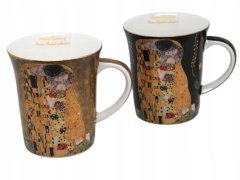 Porcelanaste skodelice v darilni škatli, kolekcija Klimt Kiss