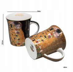 Porcelanaste skodelice v darilni škatli, kolekcija Klimt Kiss