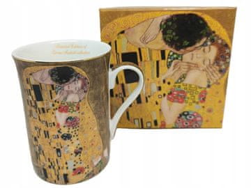 300 ml porcelanasta skodelica v darilni škatli, kolekcija Klimt Kiss
