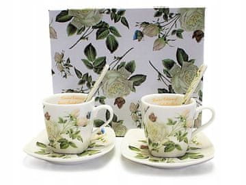Skodelice za espresso, 2 x 80 ml, komplet v škatli, kolekcija Tea Rose
