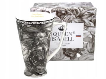 Velika jumbo porcelanasta skodelica 500 ml v darilni škatli, kolekcija Gray Rose