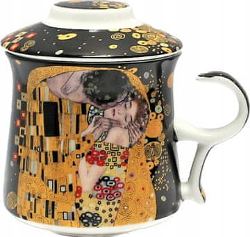 EKSKLUZIVNA SKODELICA Z INFUZORJEM GUSTAV KLIMT 350 ML KOT DARILO