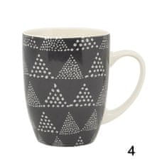 PORCELANSKA SKODELICA Z GEOMETRIČNIMI VZORCI - MEŠANICA VZORCEV