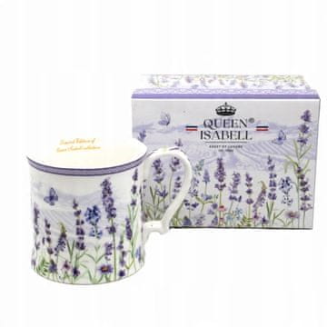 Velika porcelanasta skodelica v 360 ml škatli kot darilo iz kolekcije Lavender