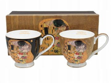 Velike jumbo porcelanaste skodelice 500 ml v škatli, kolekcija Klimt Kiss