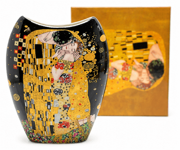 Gustav Klimt Porcelanska vaza Poljub kraljice Izabele - Luksuzno darilo