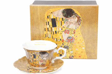 250 ml porcelanasta skodelica v darilni škatli, kolekcija Klimt Kiss